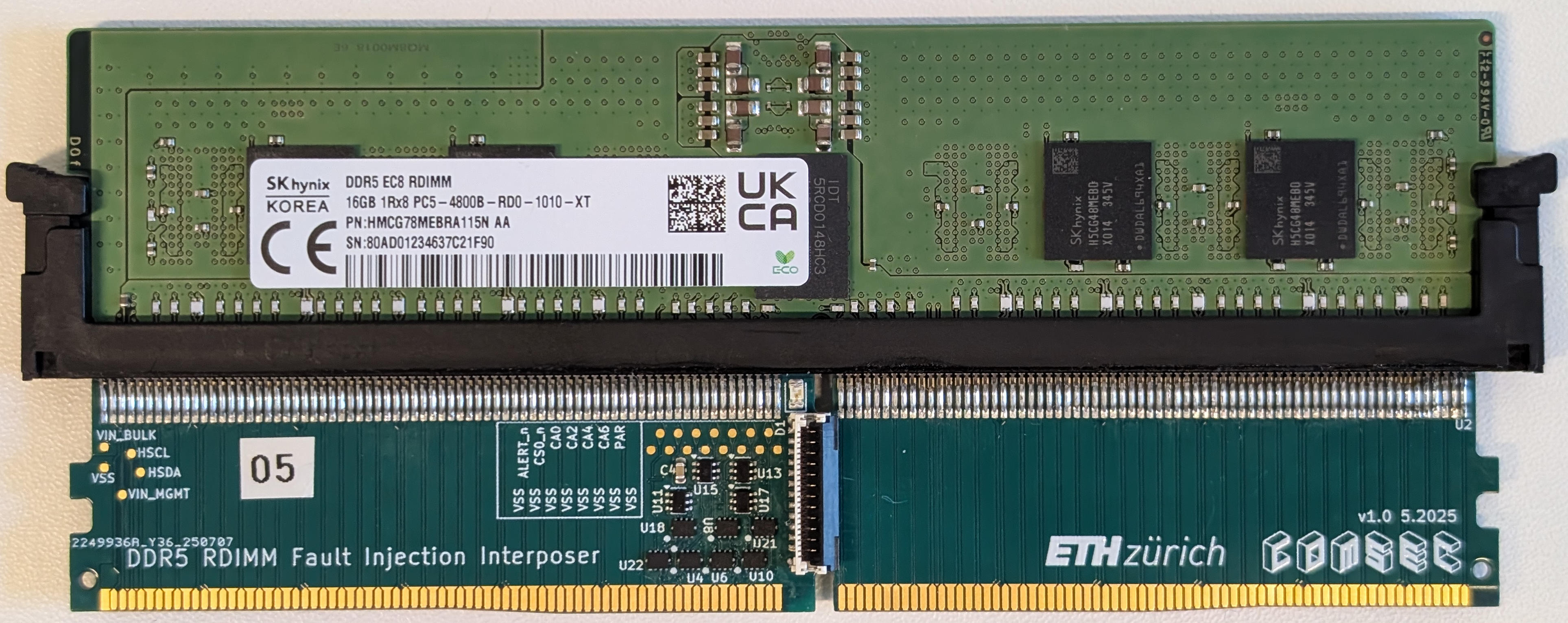 DDRop hardware interposer